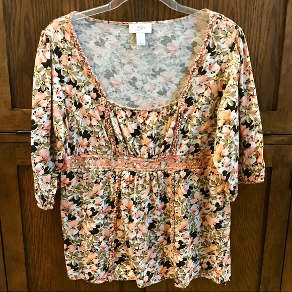 Loft Floral Blouse - Picture 3 of 4